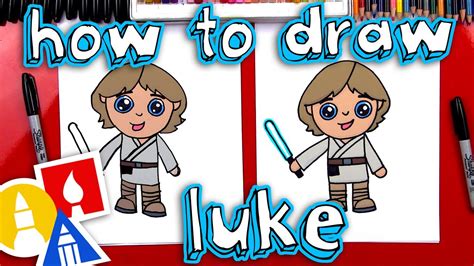 How To Draw Luke Skywalker Cartoon #5