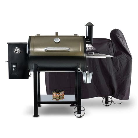 Pit Boss 818.63-sq in Green Pellet Grill in the Pellet Grills ...