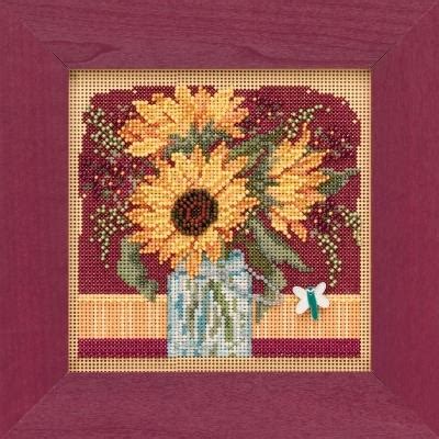 "Sunflower Bouquet Kit" | Cross Stitch Kit