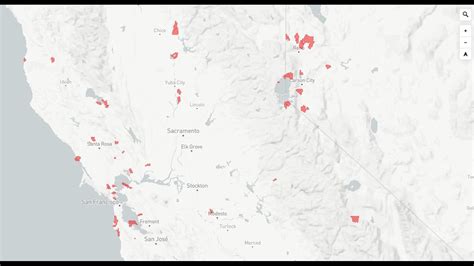 Map shows dozens of California cities and towns at risk in case of ...