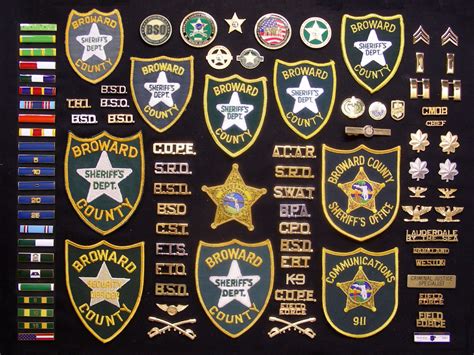 Broward Sheriff's Office (BSO) Badge And Patch Collection