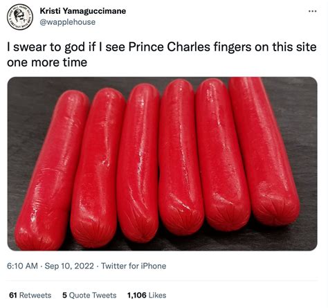 Sausages | King Charles' Sausage Fingers | Know Your Meme