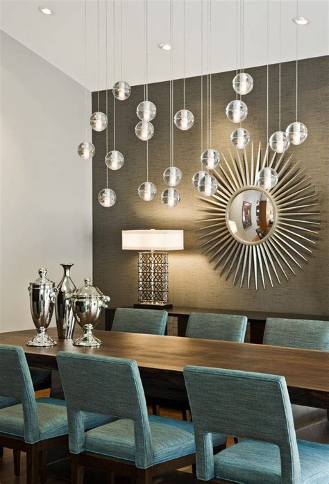 How to make your own light fixture dining room midcentury with ... | Beautiful dining rooms ...