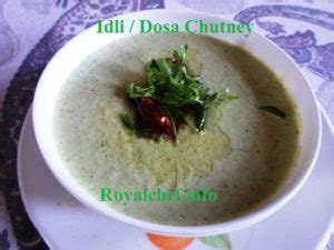 Chutney for Idli, Masala Dosa and Uthappa - Royal Chef Sujata