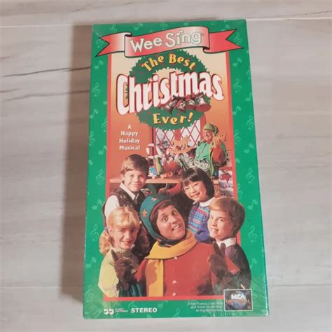 VINTAGE VHS 1990 New Sealed Wee Sing Best Christmas Ever Holiday Musical $22.95 - PicClick