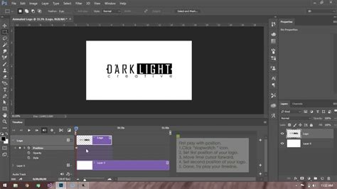 Photoshop Motion & Animation Tutorial - Motion Logo - Dezign Ark