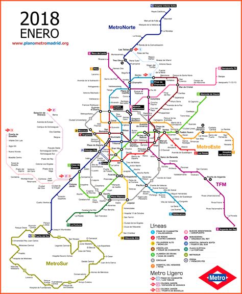 Metro de Madrid, tarifas, horario, mapa -101Viajes