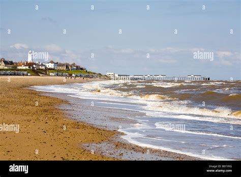 Southwold Beach and Pier Stock Photo - Alamy