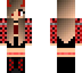 Cute Red Demon | Minecraft Skin