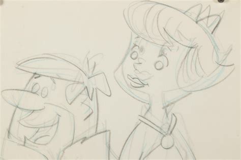 Hanna-Barbera "The Flintstones" Animation Production Drawings, Circa 1965 | EBTH