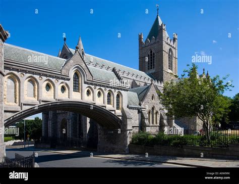 christchurch cathedral dublin ireland Stock Photo - Alamy