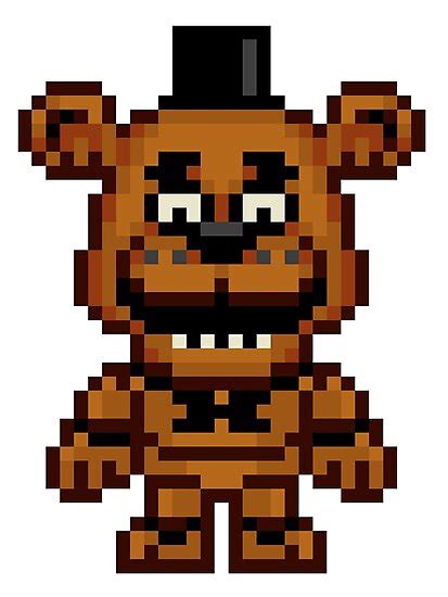 "Five Nights at Freddy's - Freddy Fazbear Mini Pixel" Photographic ...