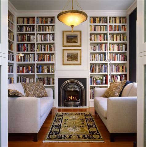 Making a beautiful library nook Home Design, Home Library Design ...