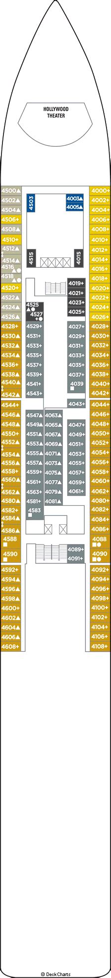 Norwegian (NCL) Pride of America Deck Plans: Ship Layout, Staterooms ...