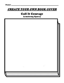 Call It Courage BOOK COVER WORKSHEET by BAC Education | TPT