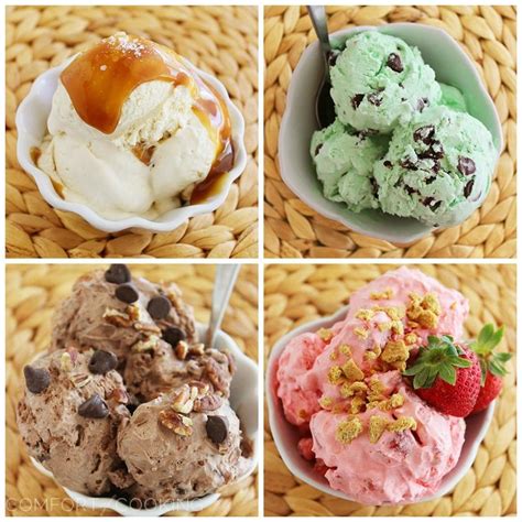 Amazing No-Churn Ice Cream: 6 Flavors – The Comfort of Cooking