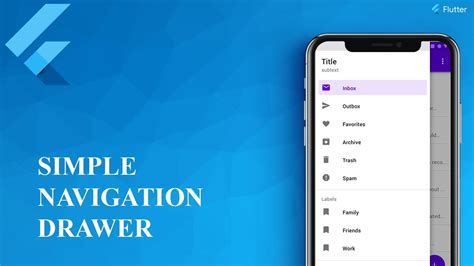 How To Create Navigation Drawer In Flutter Flutter Navigation Drawer ...