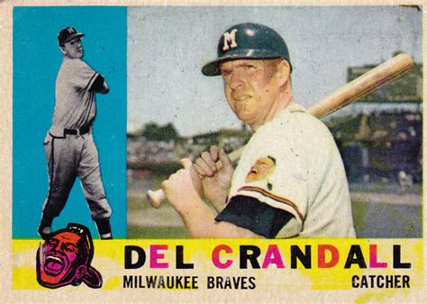 Horizontal Heroes: The 1960 Topps Set: #170 Del Crandall