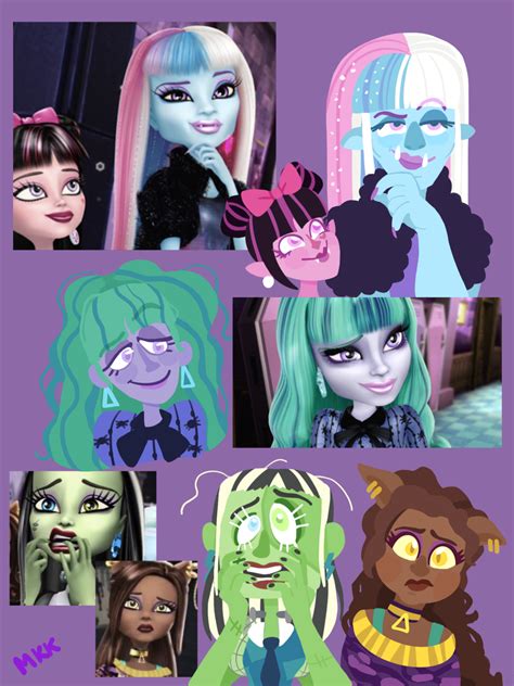 wizards1977:Monster High redraws for fun & practice - Tumblr Pics