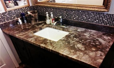 diy bathroom countertop resurfacing - Clarissa Grimm