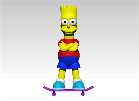 BART SIMPSON / BARTMAN (FAN ART) : r/cults3d