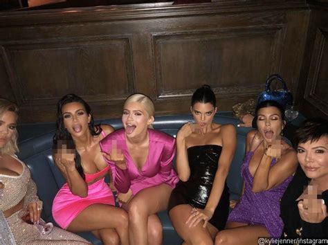 Kardashian-Jenner Sisters Ooze '80s Glam at Kylie Jenner's 21st ...