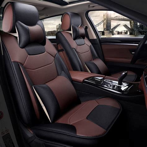 KVD Superior Leather Luxury Car Seat Cover for Hyundai Verna Fludic Bl ...