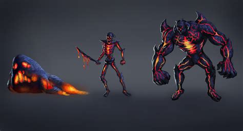 ArtStation - Lava Monster Concepts