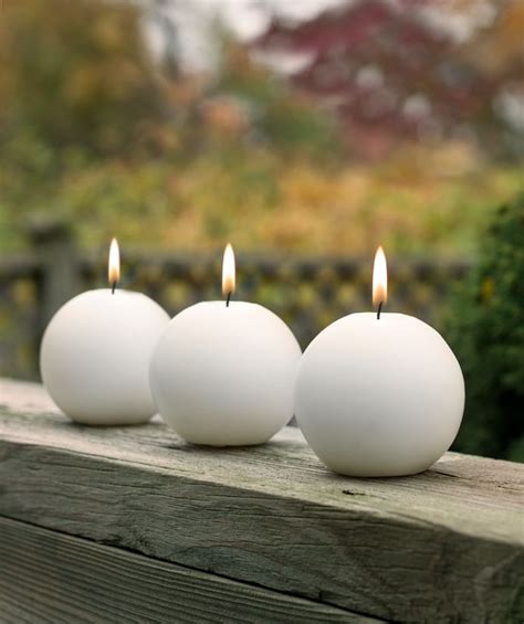 20% OFF All Ball/Sphere Candles In ANY Color! | Ball candles, Candles ...