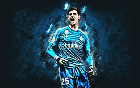 Download wallpapers Thibaut Courtois, Real Madrid, Belgian soccer ...