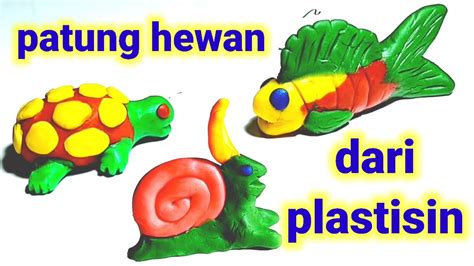 Patung hewan dari plastisin - karya imajinatif 3 dimensi - YouTube