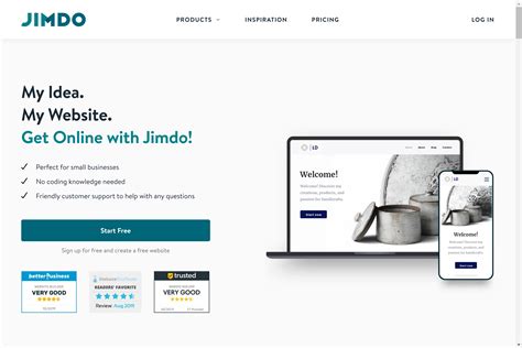 Jimdo review | Create website, Small business website, Builder website