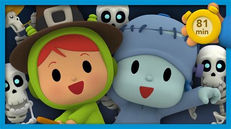 💀POCOYO AND NINA -The Terrifying Halloween Show-81min |ANIMATED CARTOON for Children |FULL ...