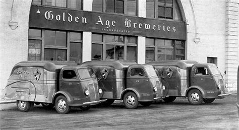 Golden Age Brewery | Beer truck, Vintage beer, Trucks