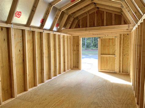 Shed With Garage Door for Sale | 10x20 Lofted Barn | Ravenel Buildings