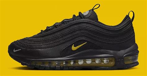 First Look: Nike Air Max 97 GS "Black Yellow" FD9777-001