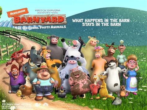 Barnyard character poster by JAMNetwork | The barnyard, Old cartoons, Animated movies