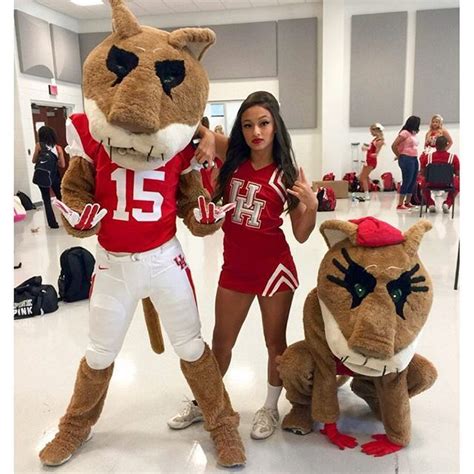 Houston Cougars Mascot/Cheerleader | Houston cougars, Mascot, Furry fursuit