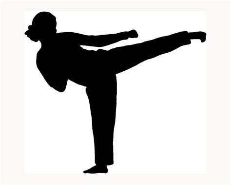 karate girl silhouette | Girl silhouette, Kids silhouette, Silhouette