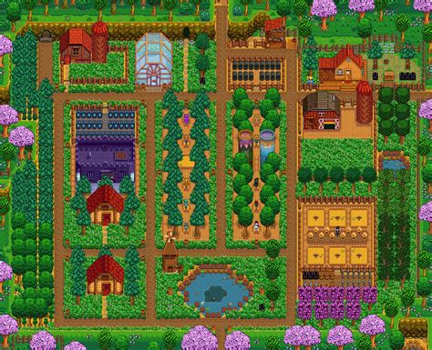 Stardew valley farms, Farm layout, Stardew valley