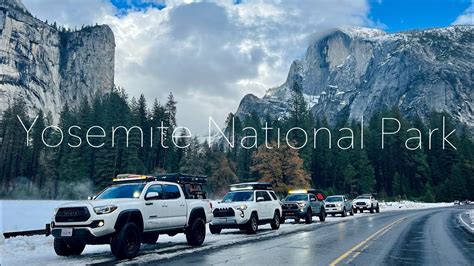 WINTER CAMPING at Yosemite National Park - YouTube