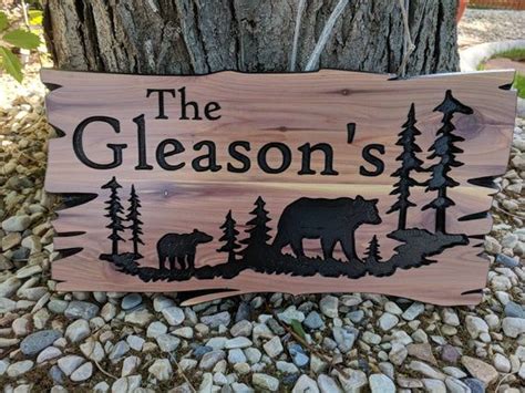 Custom Wood Signs Personalized Engraved Welcome Sign - Etsy | Carved wood signs, Custom wood ...