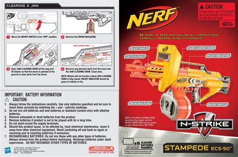 Nerf N-Strike Stampede ECS-50 New 94665 - Hasbro