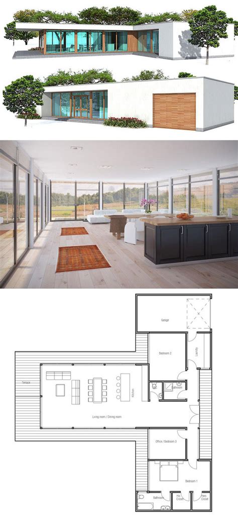 House Plan CH164 | Minimalist house design, Modern house plans, Small ...