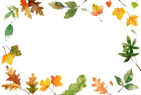 Fall Border PNG Free Download | PNG Mart