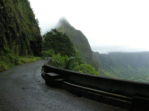 Old Pali Road, Nu‘uanu Pali, Oahu, Hawaii