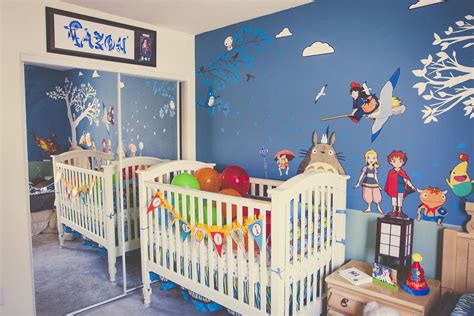 Ghibli themed baby room, ghibli, birthday pictorial at baby room, baby ...