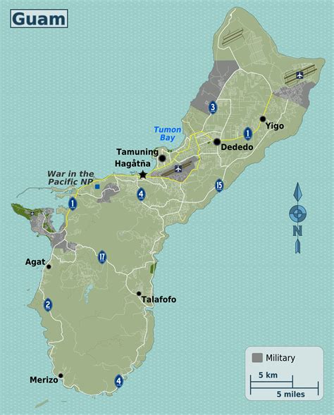 Guam Military Bases Map