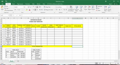 Cara Membuat Tabel Laporan Keuangan Dengan Excel - IMAGESEE