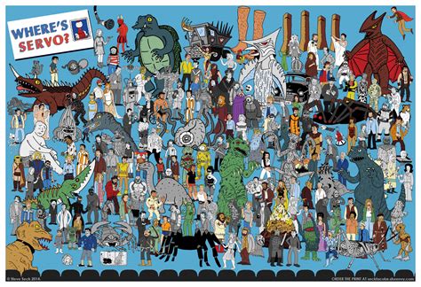 Ultimate MST3K Poster with Characters from Every Episode